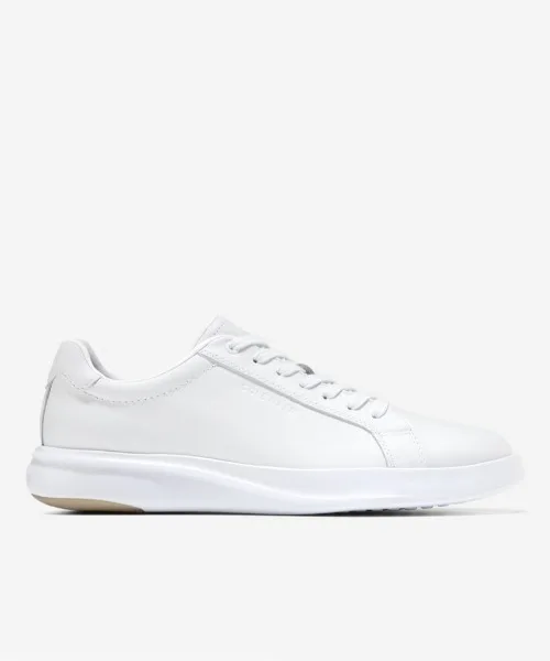 Мужские теннисные кроссовки из натуральной кожи Grand Crosscourt Tennis 2.0 COLE HAAN белые