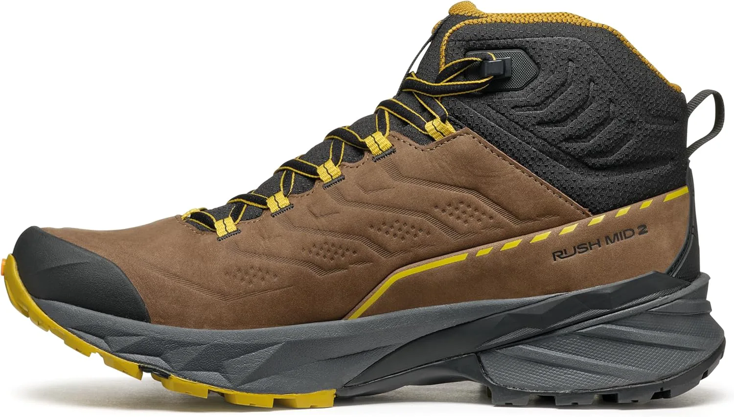 

Мужские походные ботинки SCARPA Rush 2 Pro Mid GTX водонепроницаемые Gore-Tex легкие, коричневый