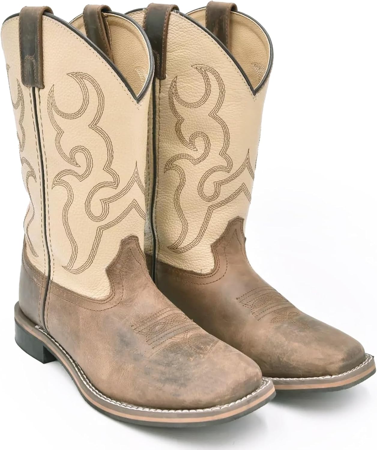 Ботинки Smoky Mountain для мальчиков Smb-scout-k Smoky Mountain Boots, коричневый/кремовый — фото 2