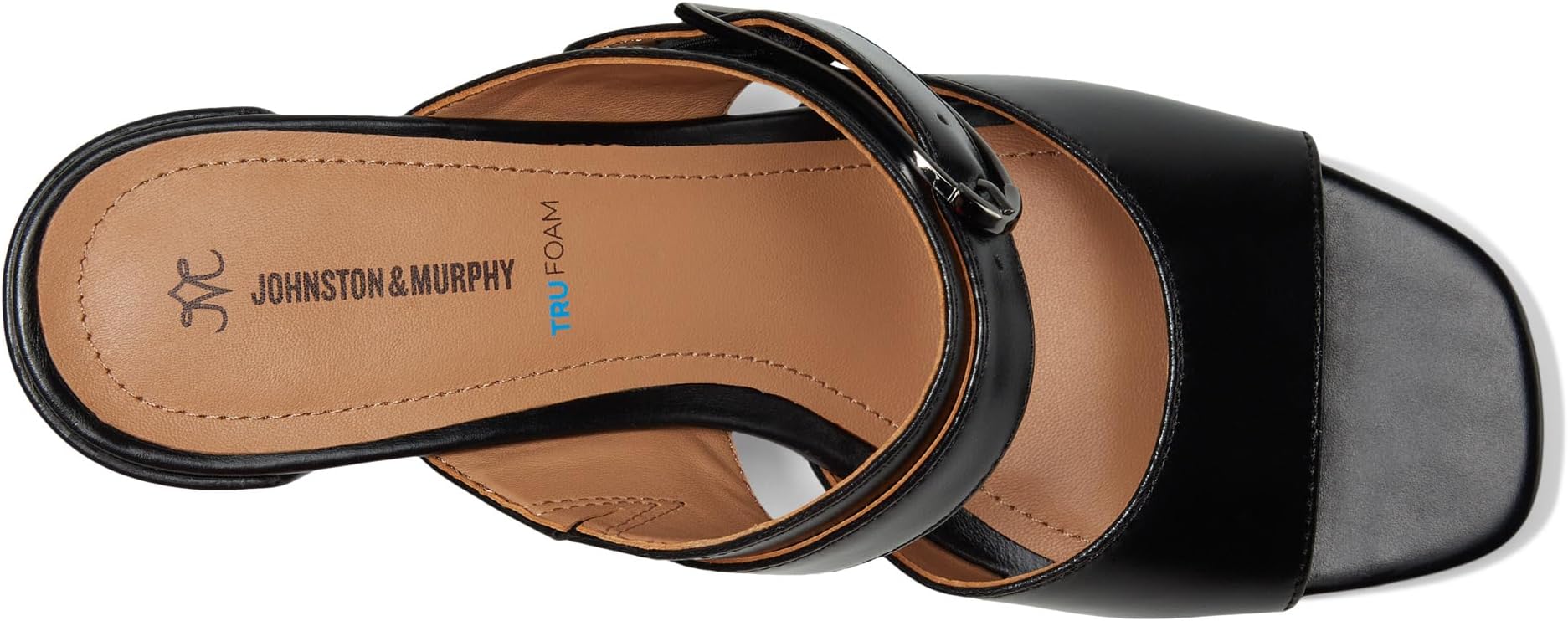 Туфли Johnston & Murphy Everly Buckle Slide, черный — фото 2