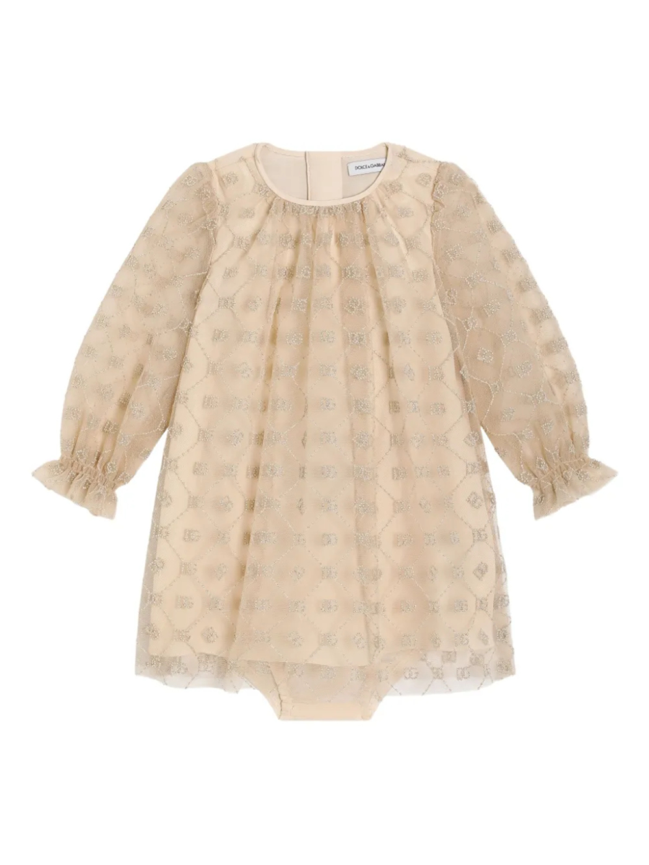 

Dolce & Gabbana Kids платье с длинными рукавами, нейтральный