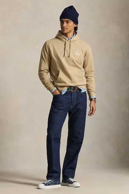 Худи Polo Ralph Lauren, коричневый — фото 3