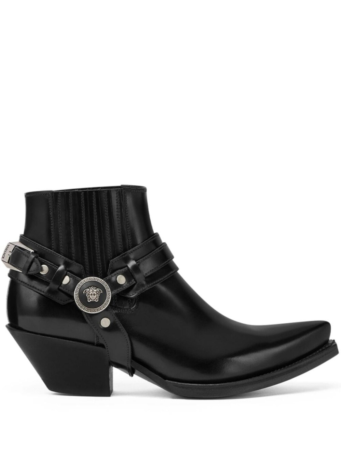 

Versace ботинки с декором Medusa, черный