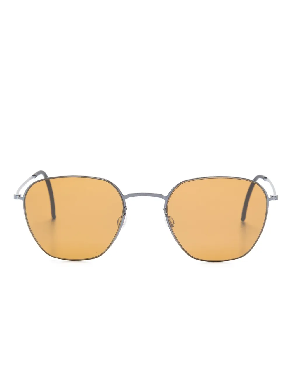 

Солнцезащитные очки 8810 в круглой оправе Lindberg, серебяный