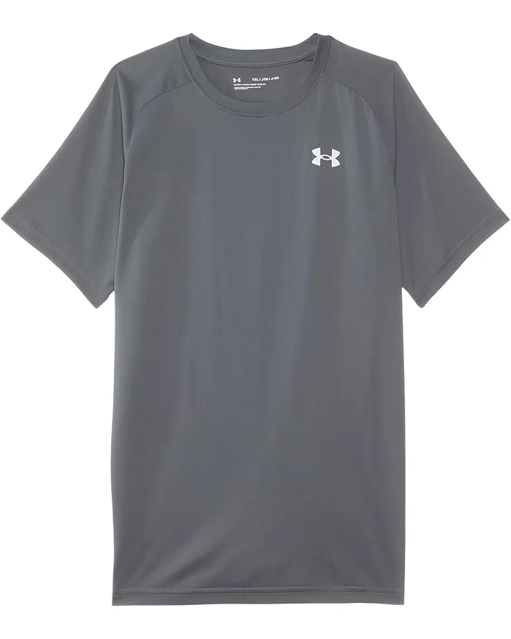 Футболка с коротким рукавом Tech 2.0 (для детей постарше) Under Armour Kids, Castlerock/White