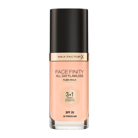 

В 1, Тональный крем для лица 3 в 1, 30 Фарфор, Spf 20, 30 мл Max Factor, Facefinity All Day Flawless 3