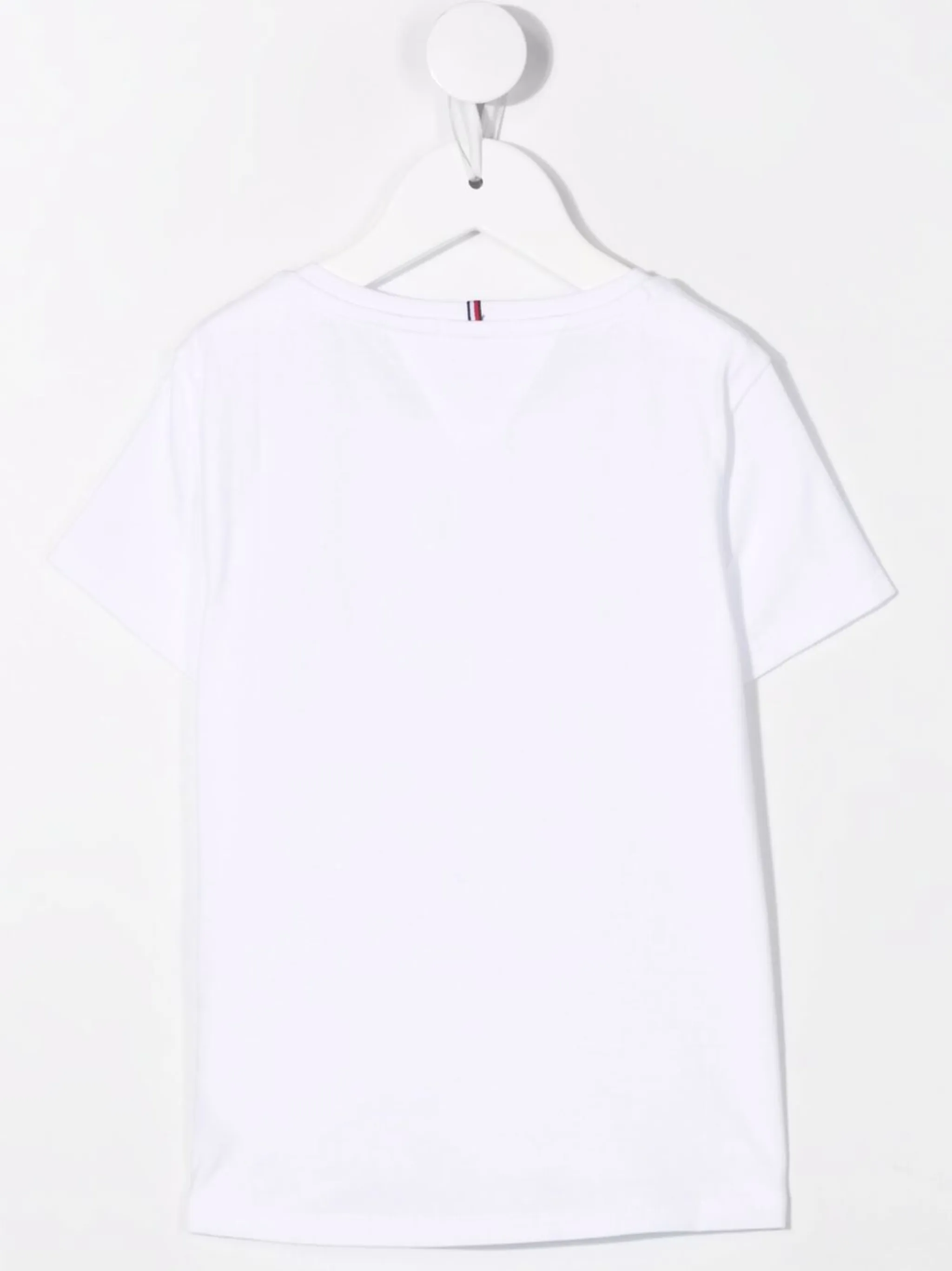 Футболка из органического хлопка с логотипом Tommy Hilfiger Junior, белый — фото 2