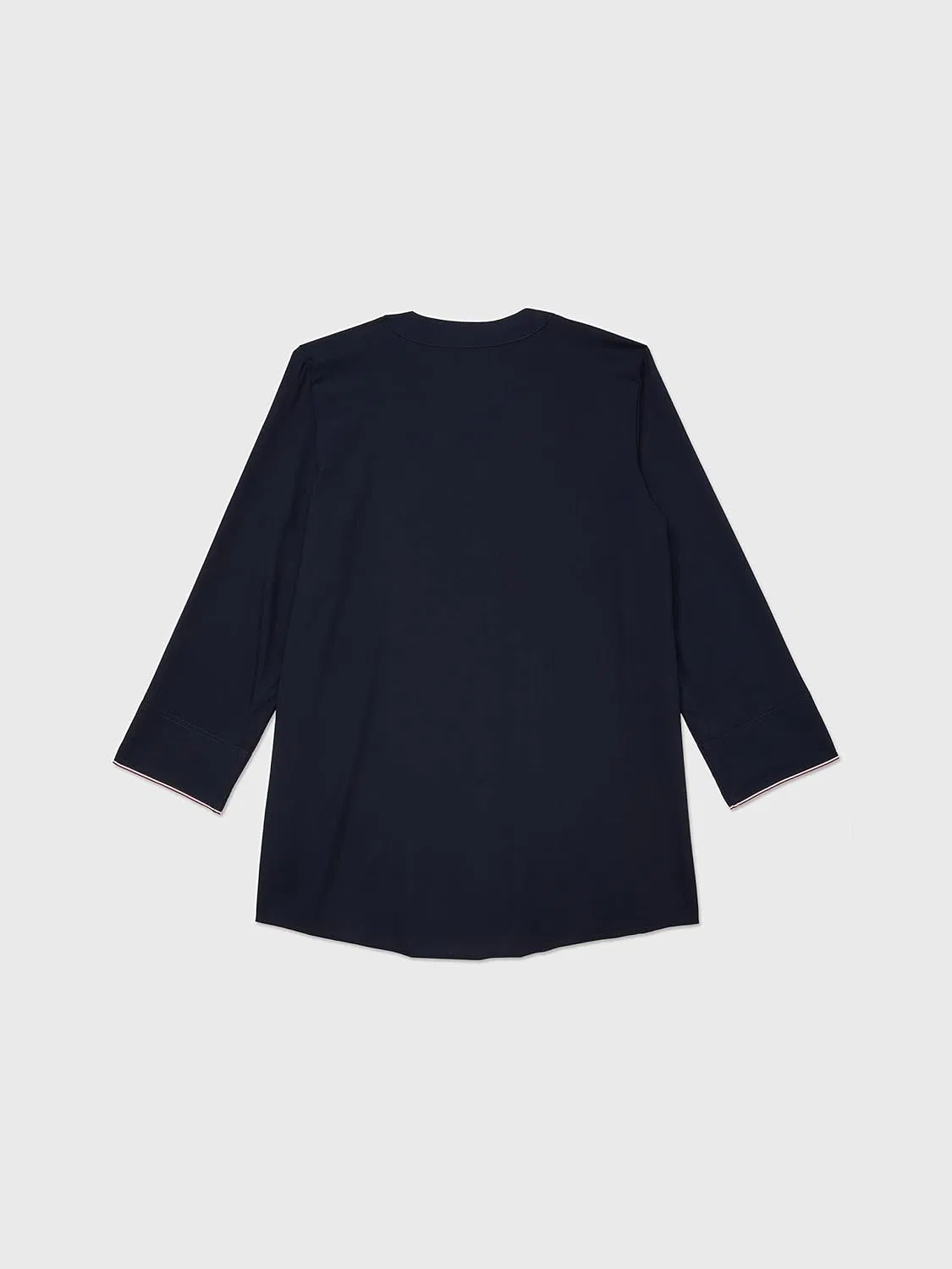 Блуза V-образным вырезом, адаптивная, Tommy Hilfiger, песчаное небо — фото 2