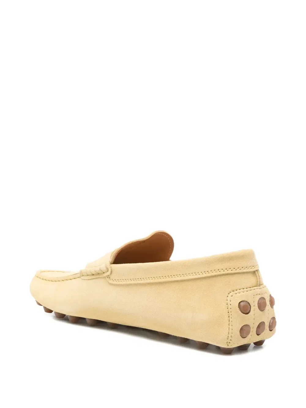 Кожаные лоферы Gommino Bubble TOD'S, желтый — фото 3