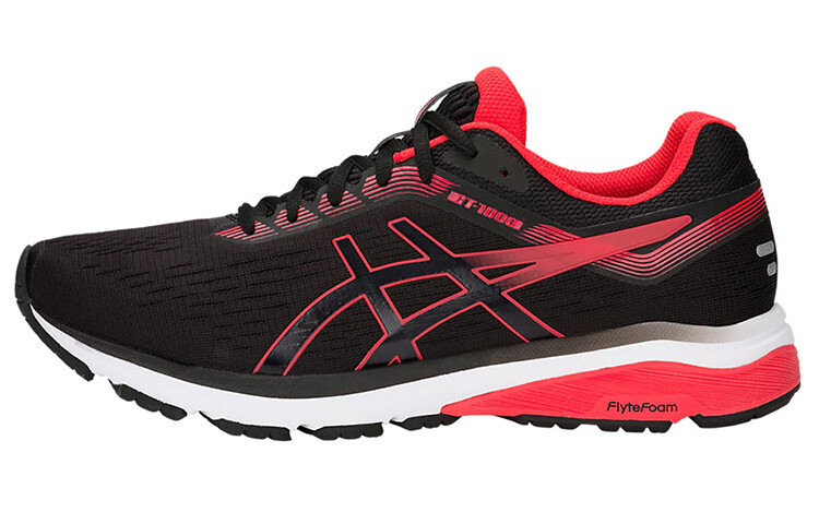 

Кроссовки GT-1000 7 мужские низкие черные/красные Asics