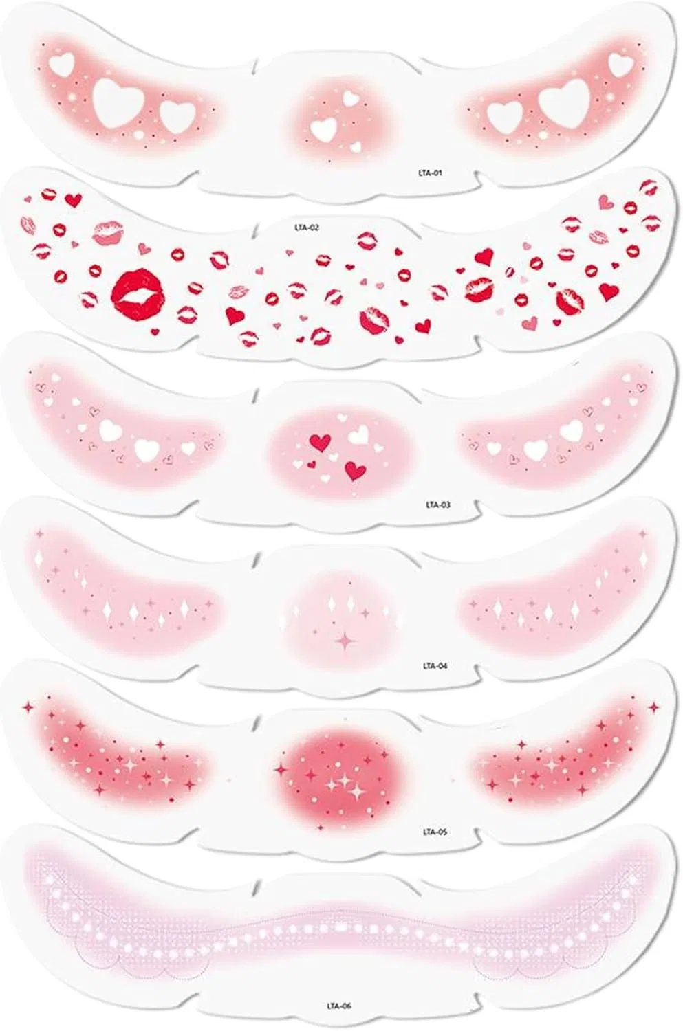 Глиттер для лица Star Moon, 6 шт