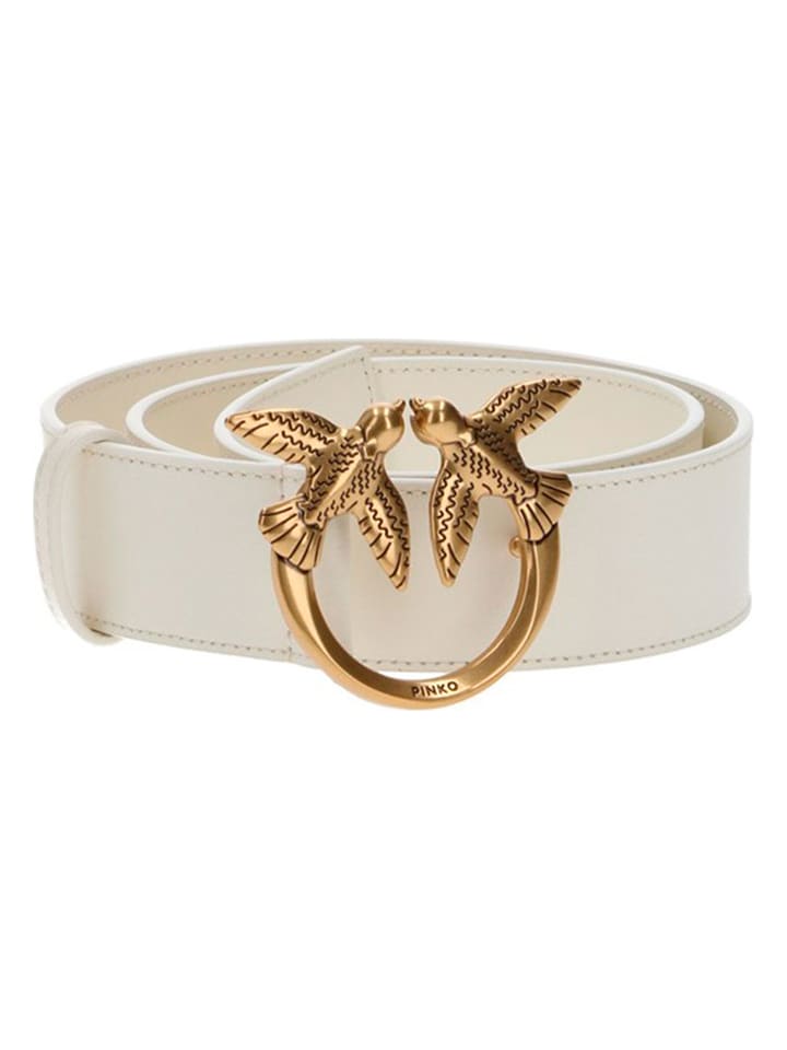 

Ремень Pinko, кремовый