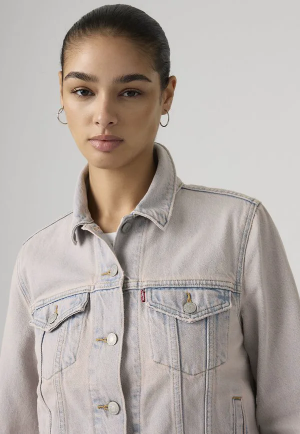 Оригинальная джинсовая куртка дальнобойщика Levi'S, Rose Up — фото 4