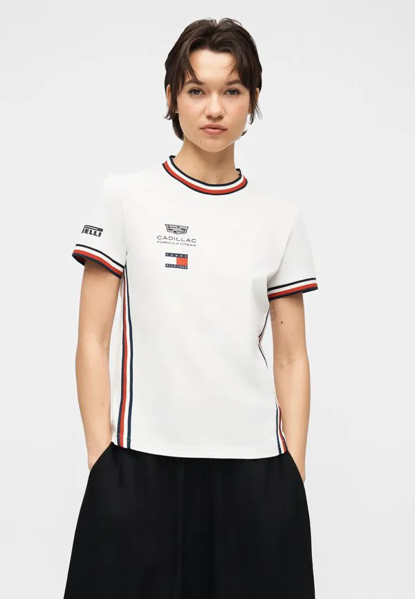 Плиссированная юбка-трапеция из льняной смеси Tommy Hilfiger, Black — фото 4