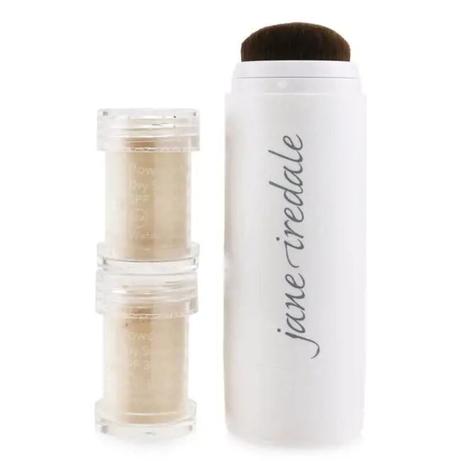 

Пудра Powder Me Refillable Brush Con Dos Recargas Jane Iredale, 3 шт