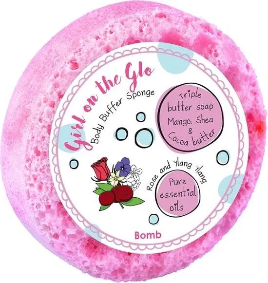 Мыло-мочалка 3-в-1 Girl on the Glo от Bomb Cosmetics Bomb Cosmetics