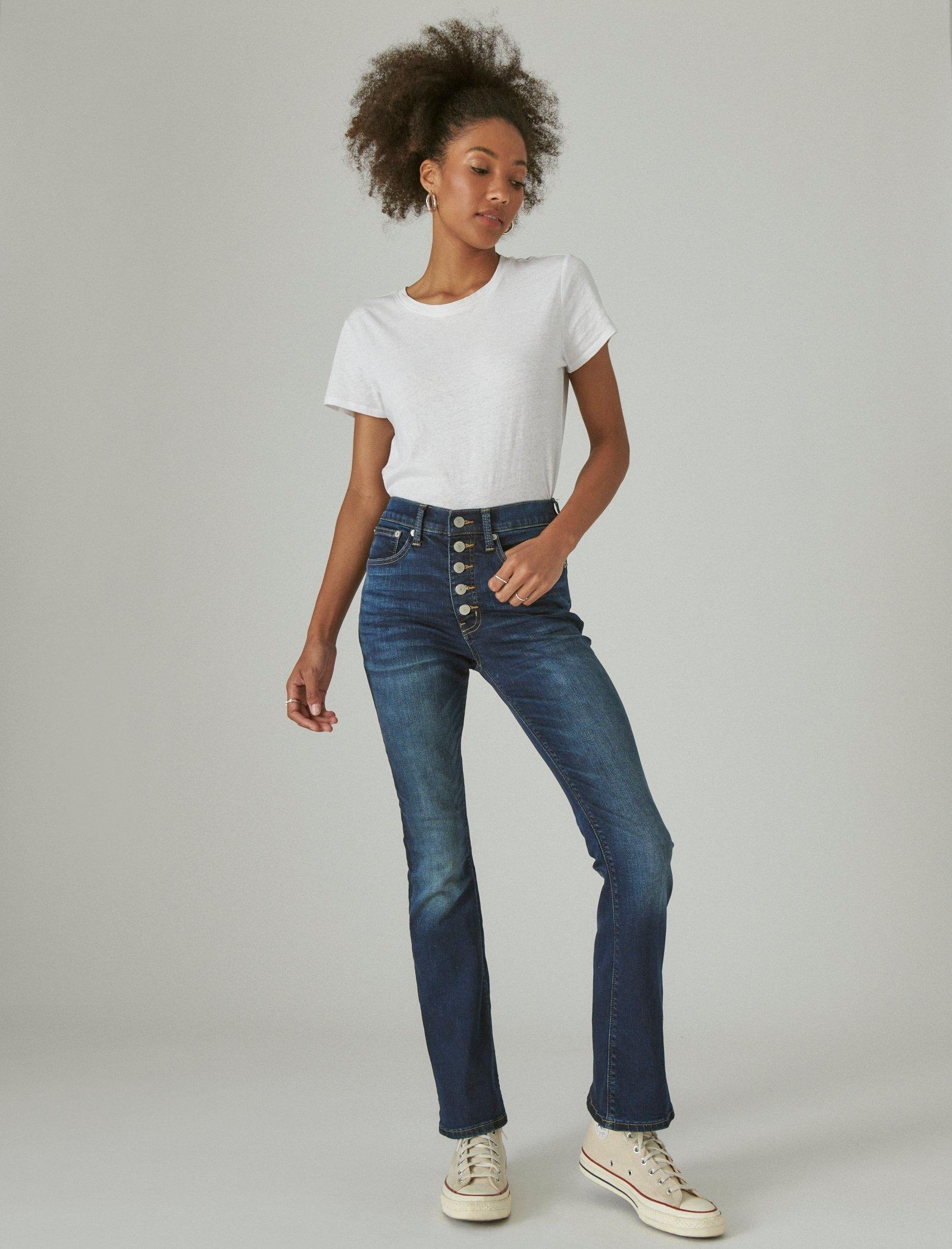 

Джинсы женские Lucky Brand, цвет medium dark blue