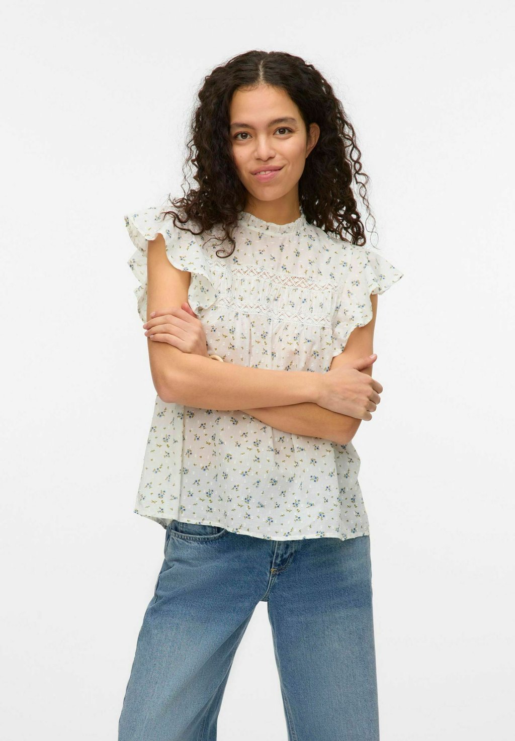 

Блуза VMTRINE Vero Moda, белый
