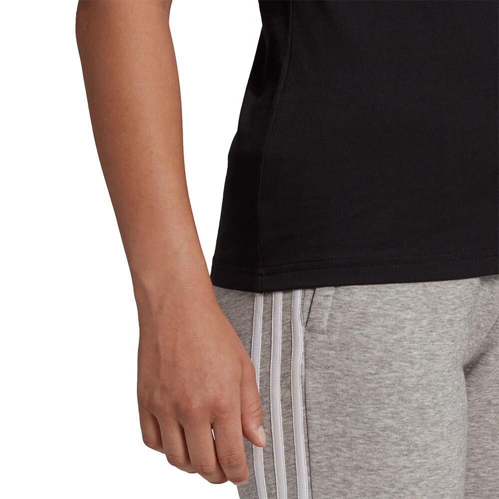 Футболка с коротким рукавом adidas Essentials Logo, черный — фото 4