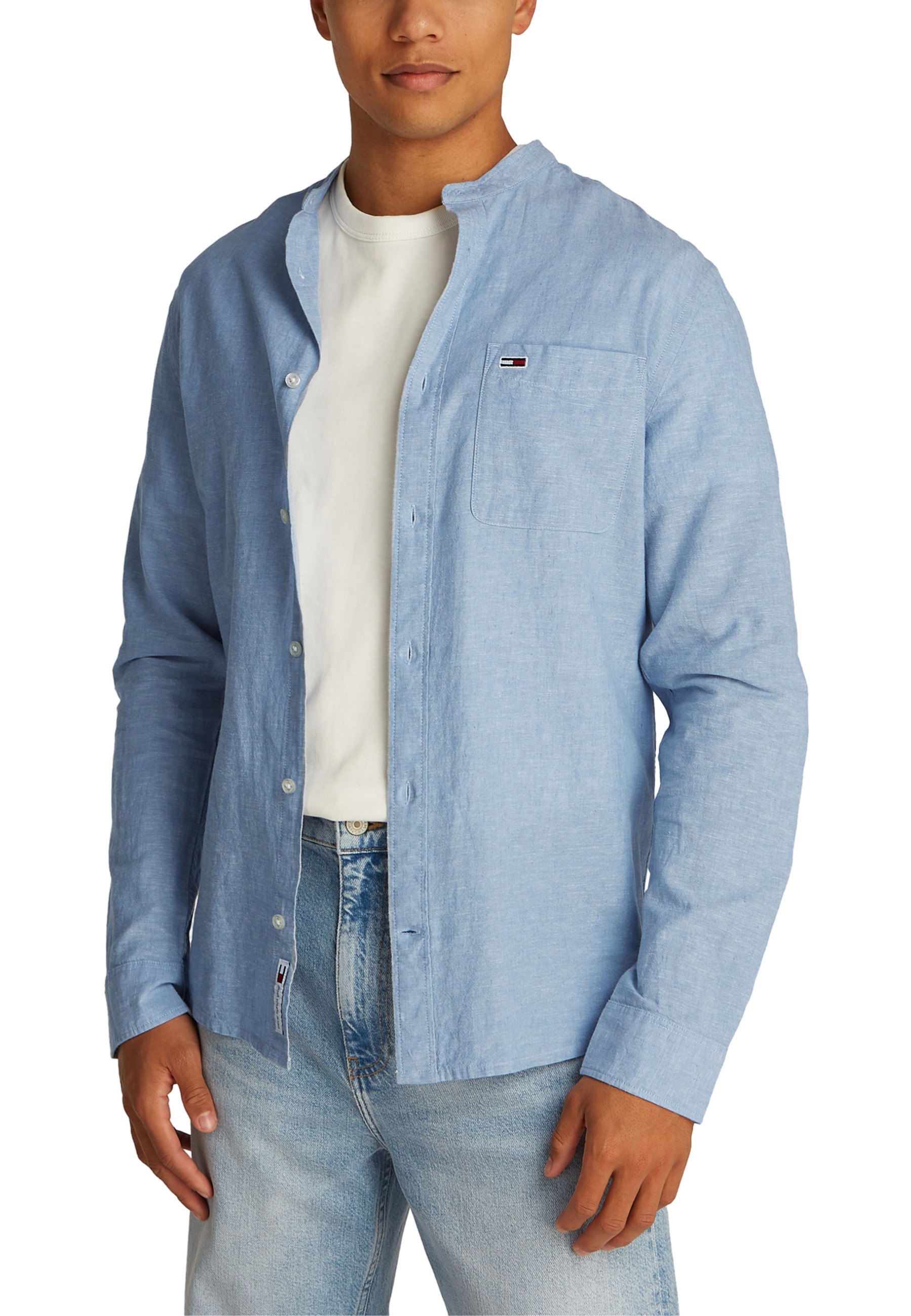 

Рубашки Tommy Jeans, светло-голубой