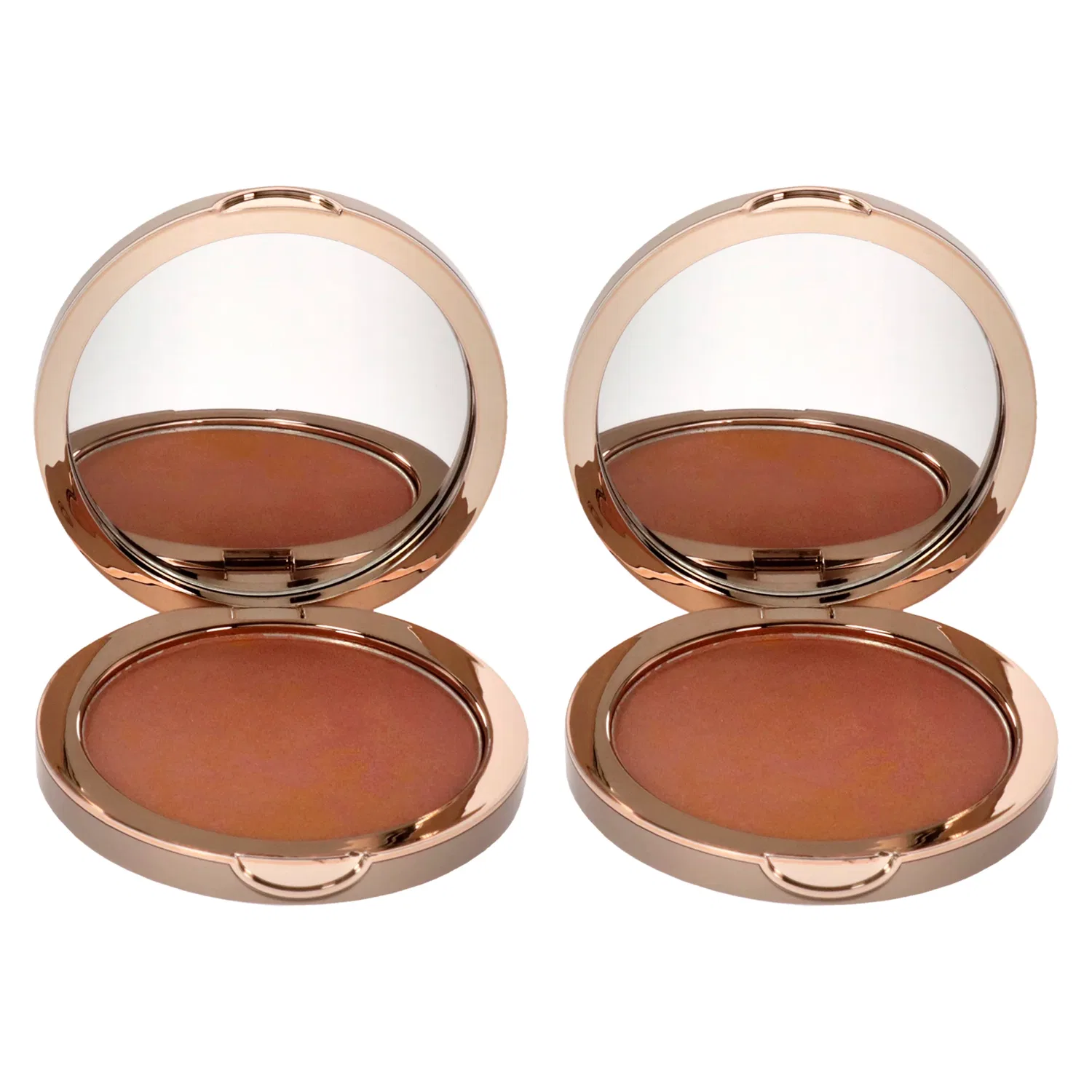 Компактная осветляющая пудра Pure Light Compact Illuminating Powder- Lustre от Delilah для женщин - 0,34 унции - упаковка из 2 штук, коричневый — фото 2
