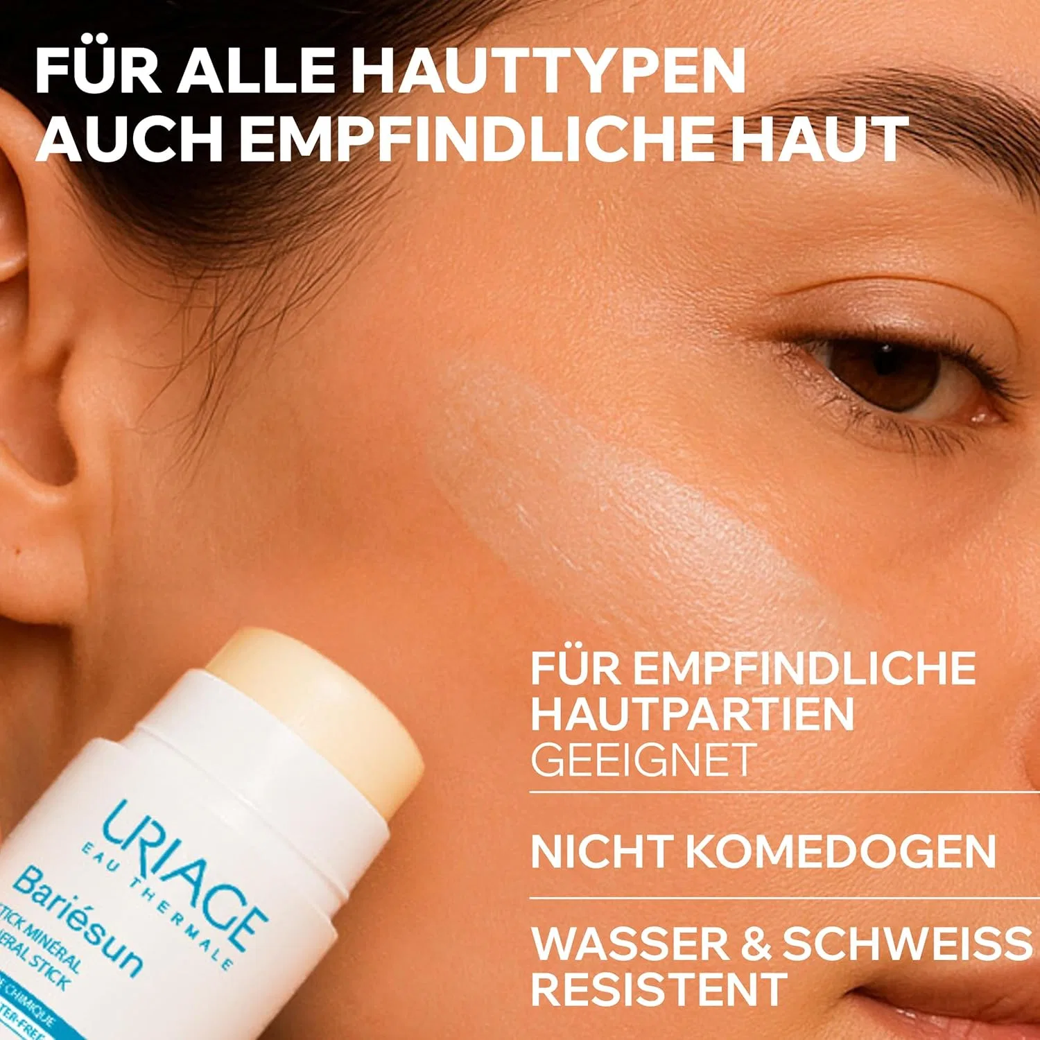 Минеральный стик Uriage Bariesun SPF50+ для очень высокой защиты от UVA/UVB и синего света, 18 г Uriage — фото 2