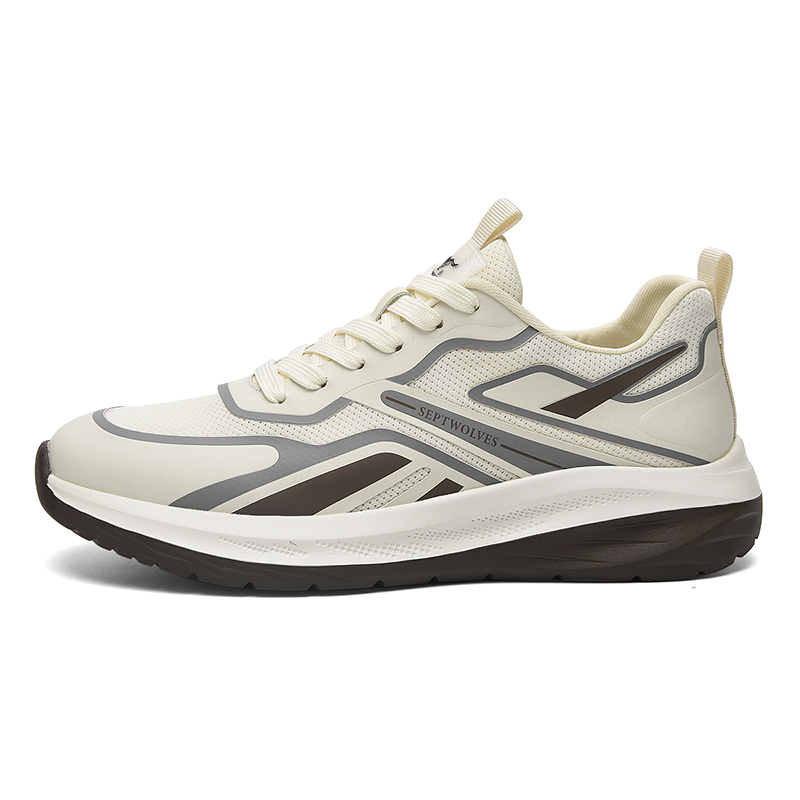 

Низкие повседневные туфли мужские SEPTWOLVES, White Brown