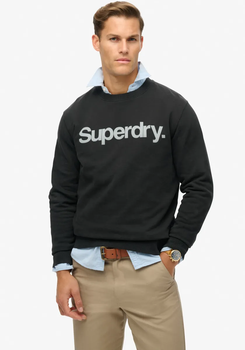 

Толстовка Superdry "CORE LOGO CITY LOOSE CREW", черный