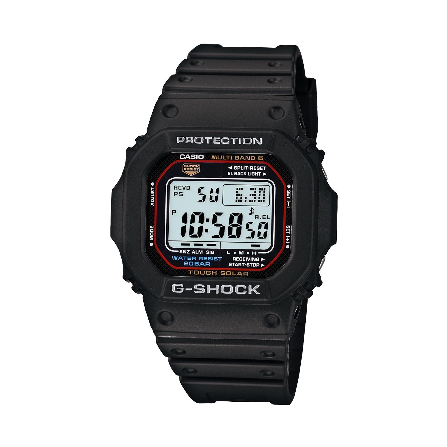 

Мужские часы G-Shock Tough Solar с цифровым хронографом — GWM5610-1 Casio