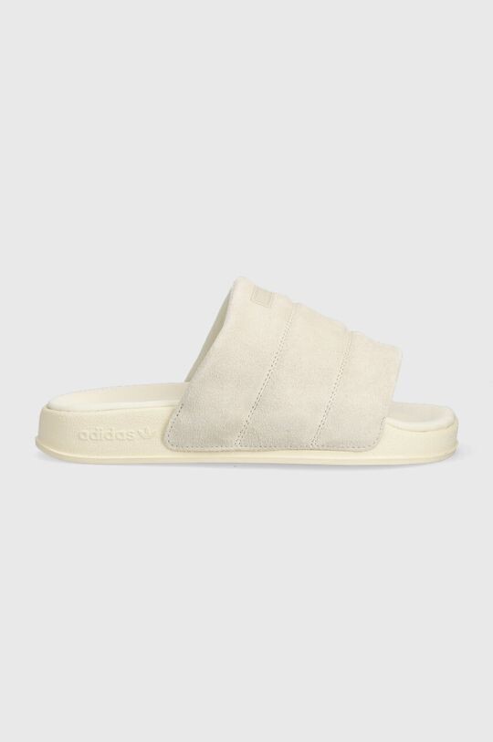 

Замшевые слипоны Adilette Essential adidas Originals, бежевый