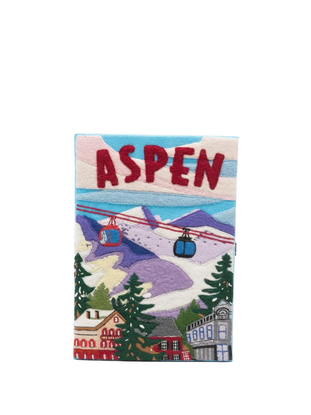 

Мини-сумка Aspen с вышивкой Olympia Le-Tan, фиолетовый