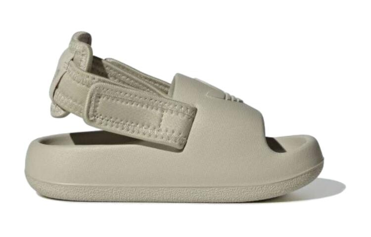 AdiFOM Q Детские тапочки для детей Adidas Originals, серый — фото 2