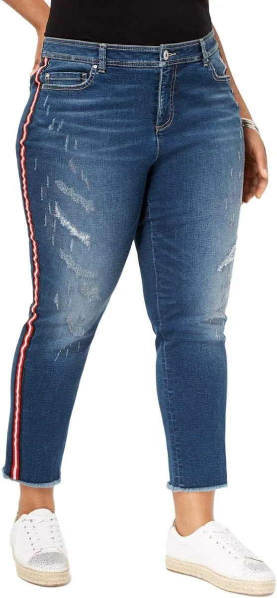 

Женские джинсы INC Medium Wash Slim Tech Fit Ankle International Concepts