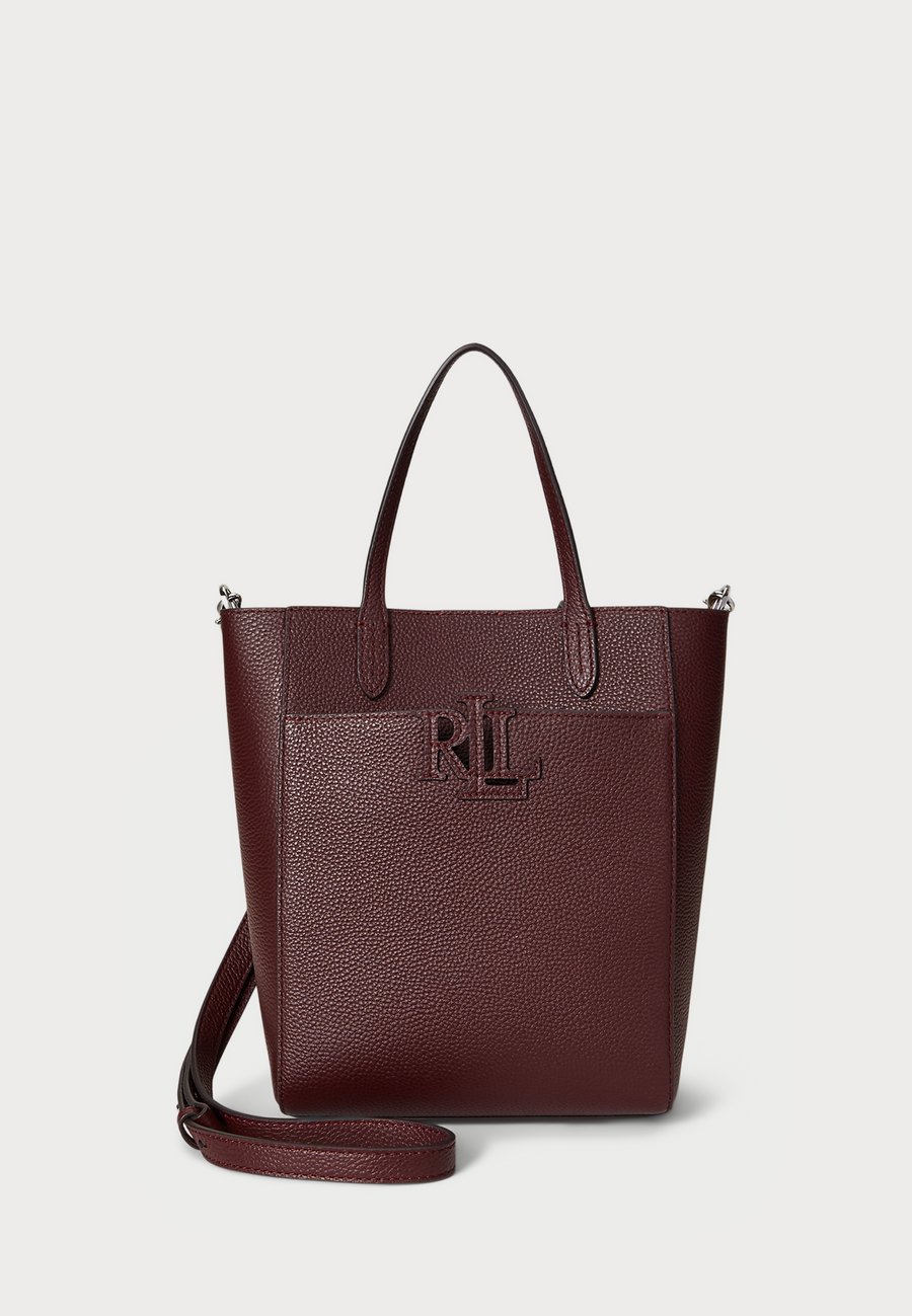 

Сумка Lauren Ralph Lauren PEBBLED LEATHER SMALL CAMERYN TOTE BAG, Dark Garnet/Bordeaux