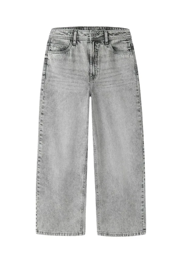 Широкие джинсы-сигареты Two Soon, Light Grey Denim