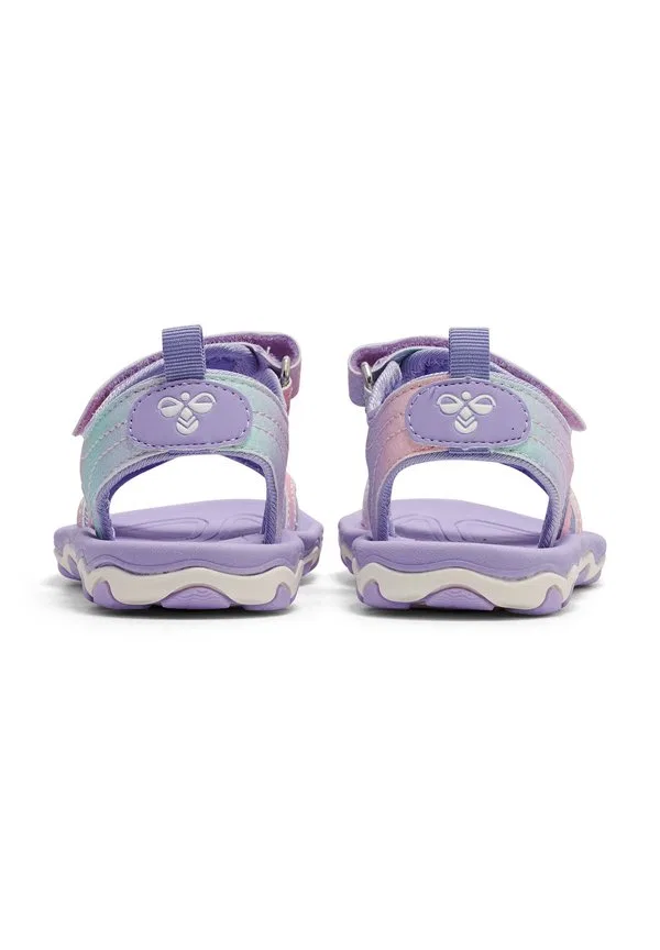 Сандалии с блестками для малышей, прогулочные сандалии Hummel, Multi Color Pink — фото 4