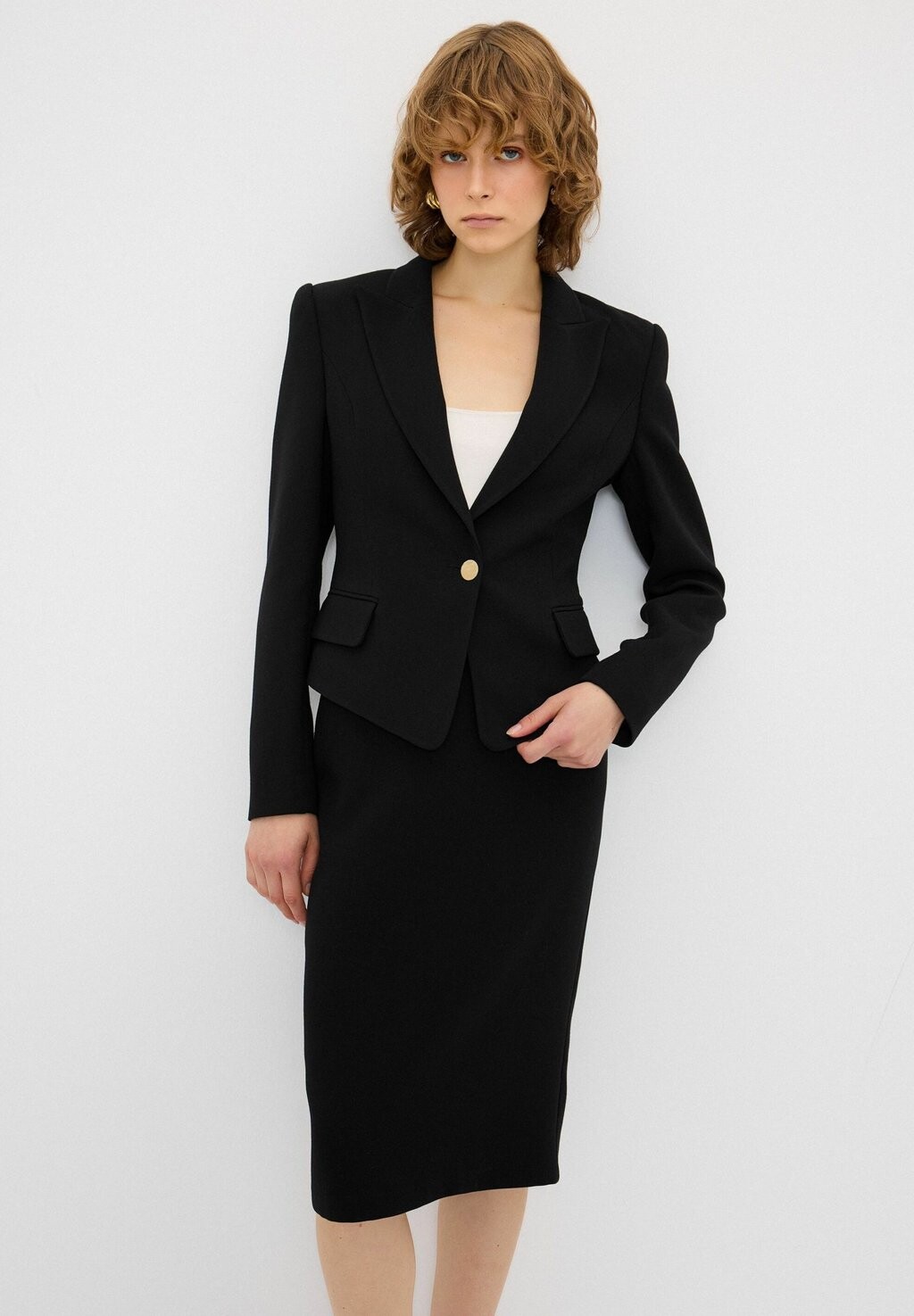 

Юбка-карандаш WITH BACK ZIPPER adL, черный