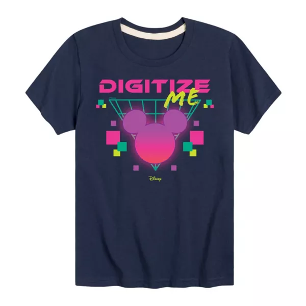 

Футболка с рисунком Микки Мауса и его друзей для мальчиков 8-20 лет от Digitzie Me Disney, синий