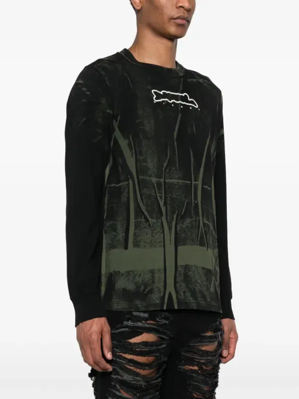 Футболка с длинными рукавами T-Just-Ls-N Diesel, черный — фото 3