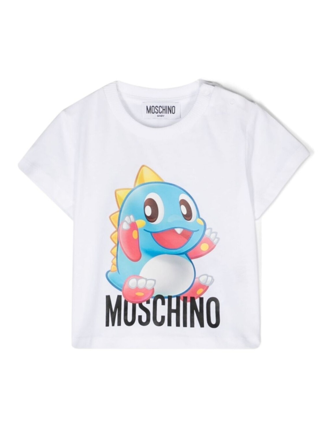 

Moschino Kids футболка с принтом Puzzle Bobble, белый