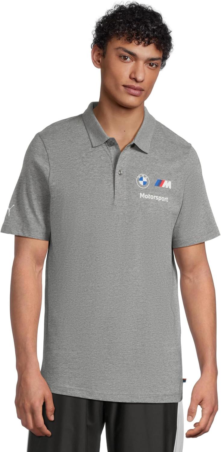 

Поло PUMA BMW M Motorsport Essentials Polo, цвет Medium Grey Heather