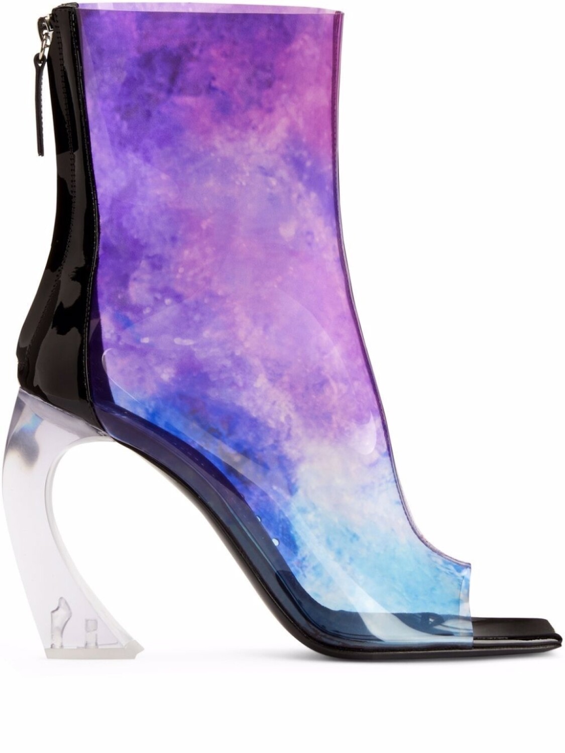 Giuseppe Zanotti ботильоны Nordlyss с открытым носком, фиолетовый