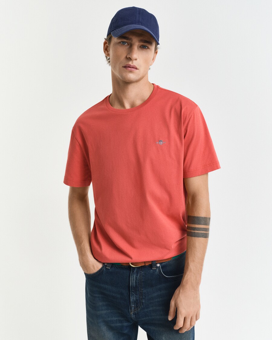 

Рубашка GANT, цвет Dark orange