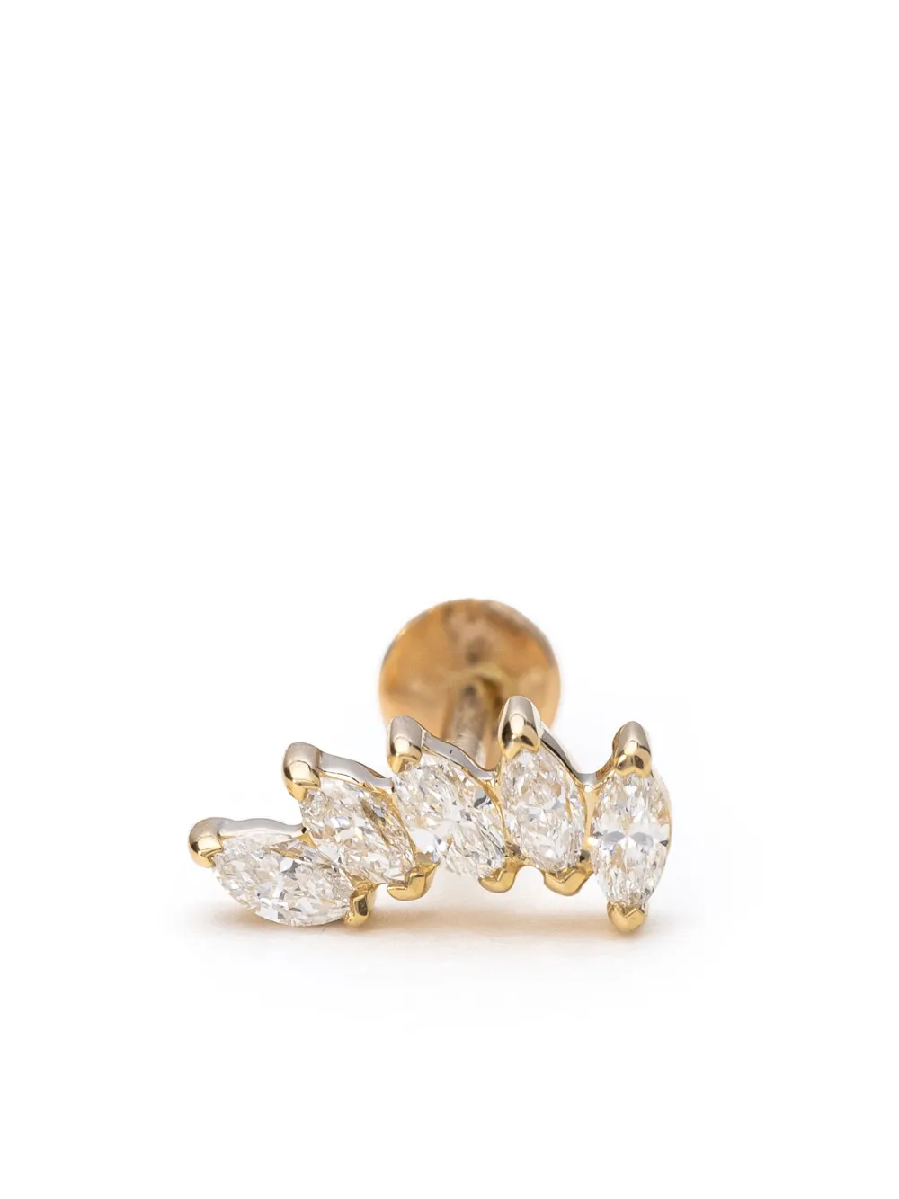 

Серьга-гвоздик из желтого золота с бриллиантами Mad Precious & Ethical, золотой