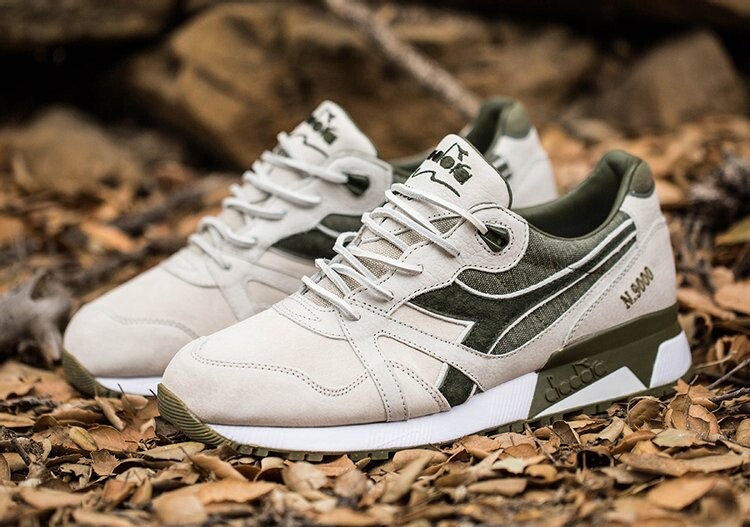 Кроссовки Diadora BAIT x Dreamworks x N9000 'Shrek', серый — фото 3
