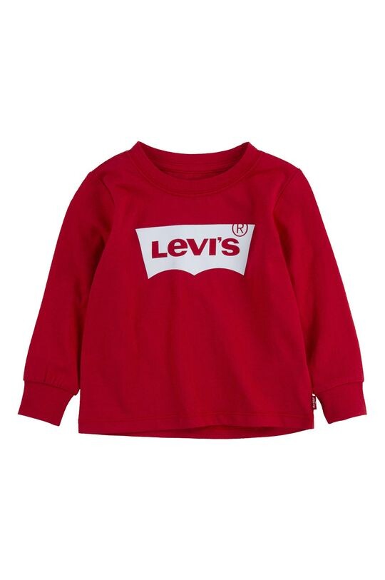 

Детская футболка с длинными рукавами Levi's, красный