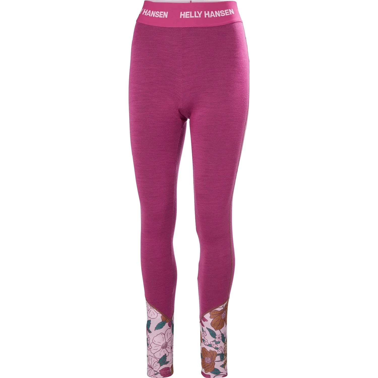 

LIFA Merino Midweight Графические Базовые Брюки Helly Hansen, Magenta 2.0 Floral