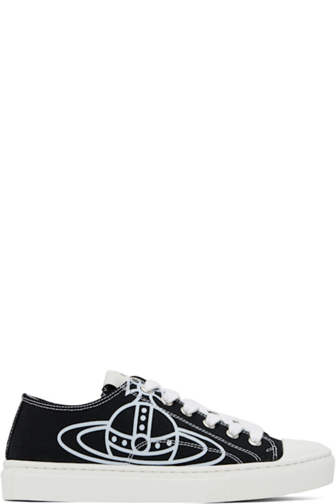 

Черные низкие кеды Plimsoll Vivienne Westwood