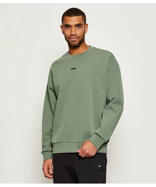 

Толстовка Стенсона Oversize fit Boss Green, зеленый