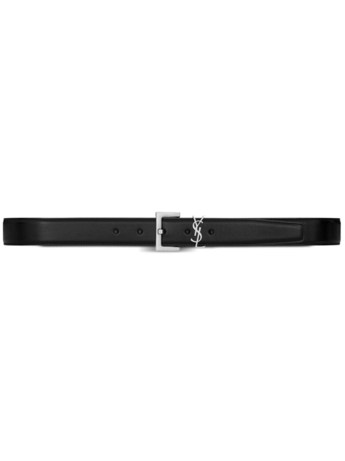 

Saint Laurent ремень с логотипом YSL, черный